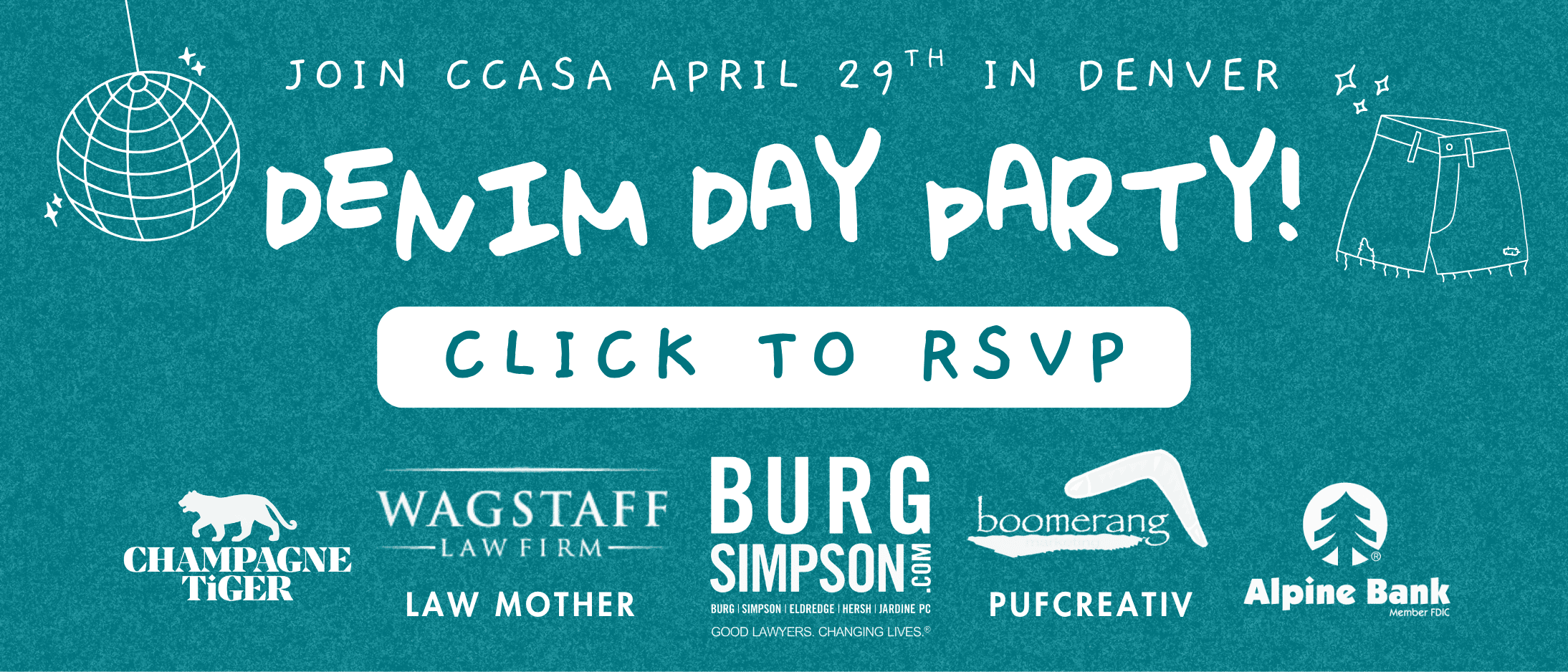 Denim Day Party Click to RSVP